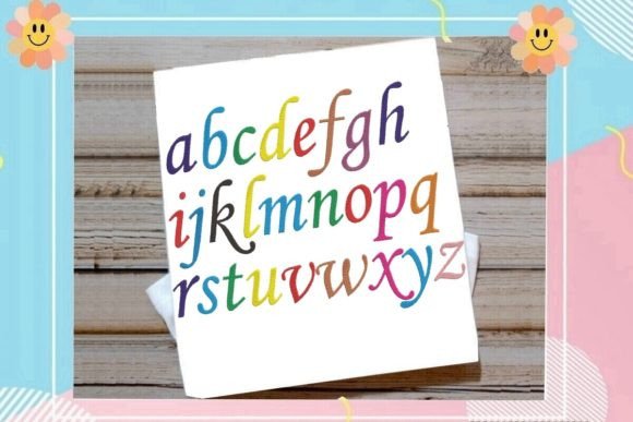 Adorable Lowercase Alphabet Monogram Review