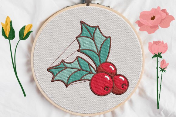 Christmas Cherry Embroidery Review for Etsy Sellers
