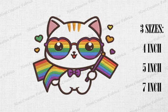 Cute Cat LGBTQ Pride Design Review
