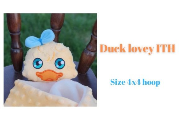 Duck Lovey ITH Blanket Comforter 4x4