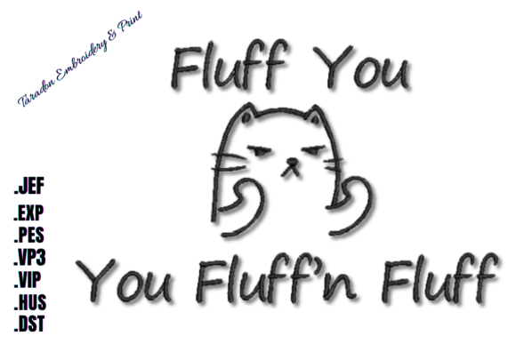 Fluff You Cat Embroidery Review