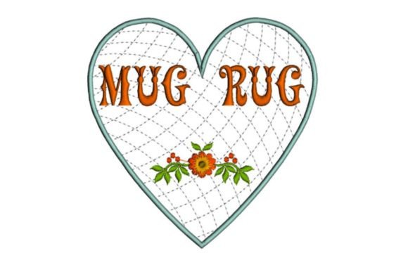 Heart Floral Mug Rug Review