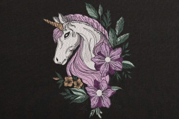 Magic Unicorn Flowers Embroidery Design Review