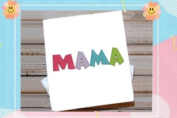 Mama Word Art Embroidery Review