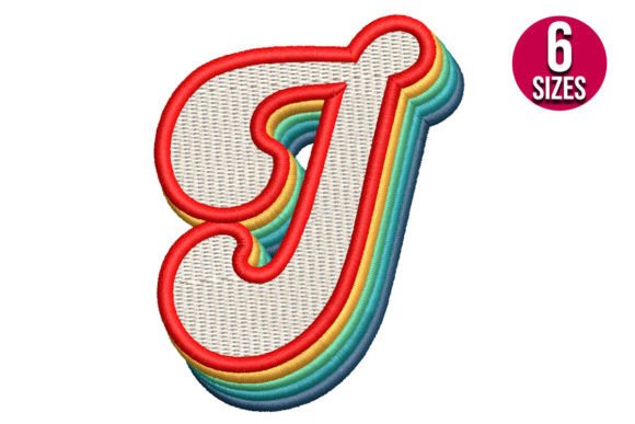Retro Alphabet Letter J: A Designer's Review for Craft Fairs