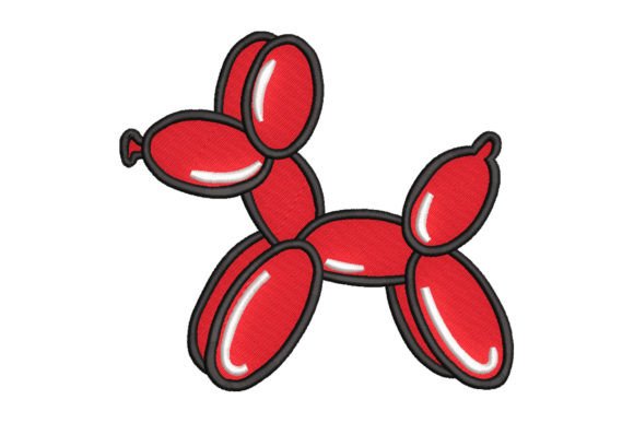 Toy Dog Puppy Balloon Embroidery Design Review